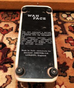 Vintage 1960s Sound City Dallas Arbiter Wah Face Effects Pedal