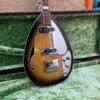 Vintage 1960s Vox Teardrop Bill Wyman Sunburst Bass Guitar OHSC