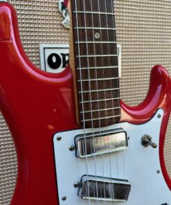 Vintage 1960s Watkins Rapier 33 Red Guitar Norman Beaker