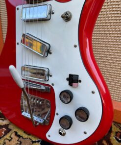 Vintage 1960s Watkins Rapier 33 Red Guitar Norman Beaker