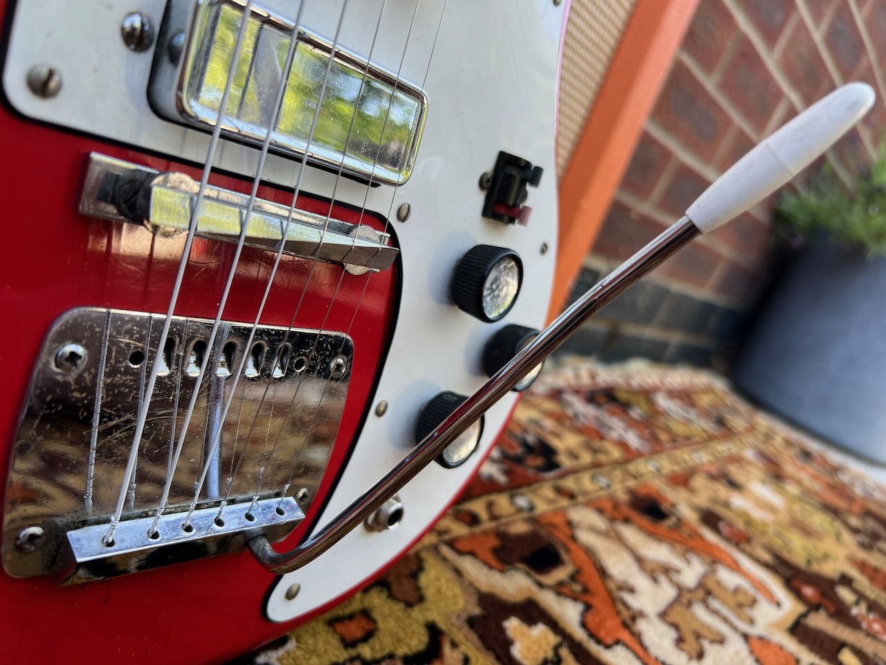 Vintage 1960s Watkins Rapier 33 Red Guitar Norman Beaker Vintage 1960s Watkins Rapier 33 Red Guitar Norman Beaker