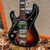 Vintage 1960s Watkins WEM Sapphire Left Handed Sunburst Guitar