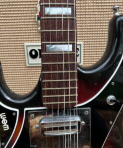 Vintage 1960s Watkins WEM Sapphire Left Handed Sunburst Guitar