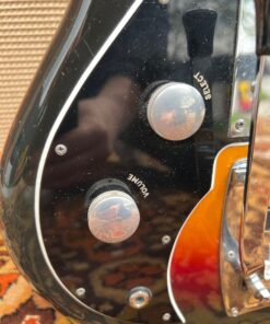 Vintage 1960s Watkins WEM Sapphire Left Handed Sunburst Guitar