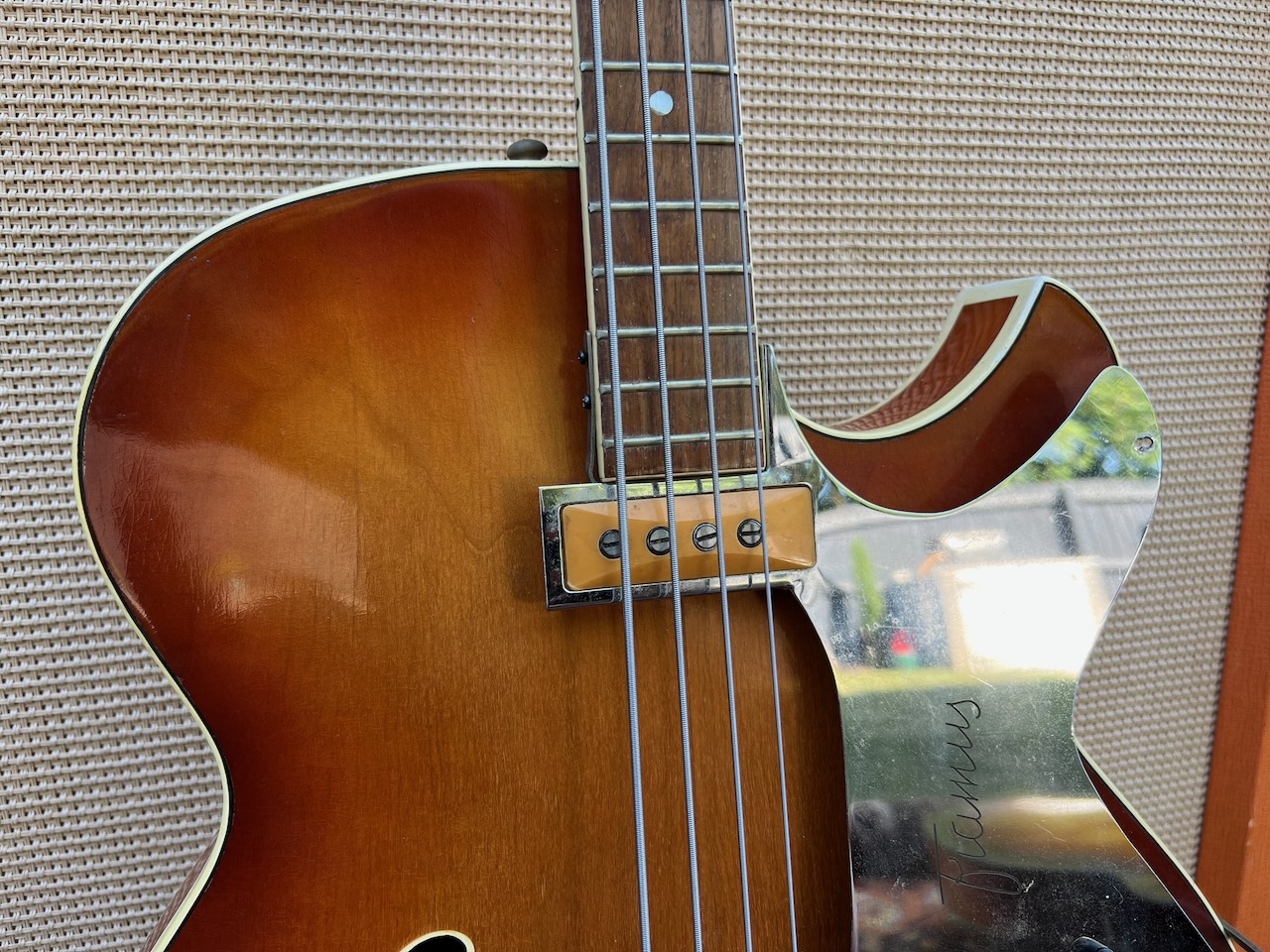 Vintage 1961 Framus Star Bass 5 150 Sunburst Bass Guitar Vintage 1961 Framus Star Bass 5 150 Sunburst Bass Guitar