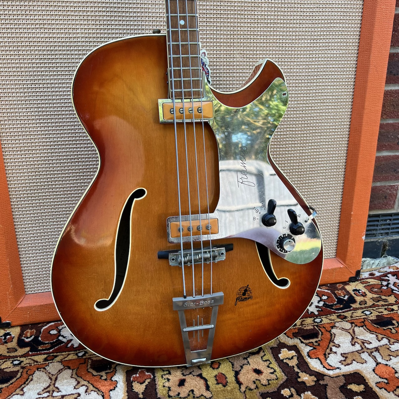 Vintage 1961 Framus Star Bass 5 150 Sunburst Bass Guitar Vintage 1961 Framus Star Bass 5 150 Sunburst Bass Guitar