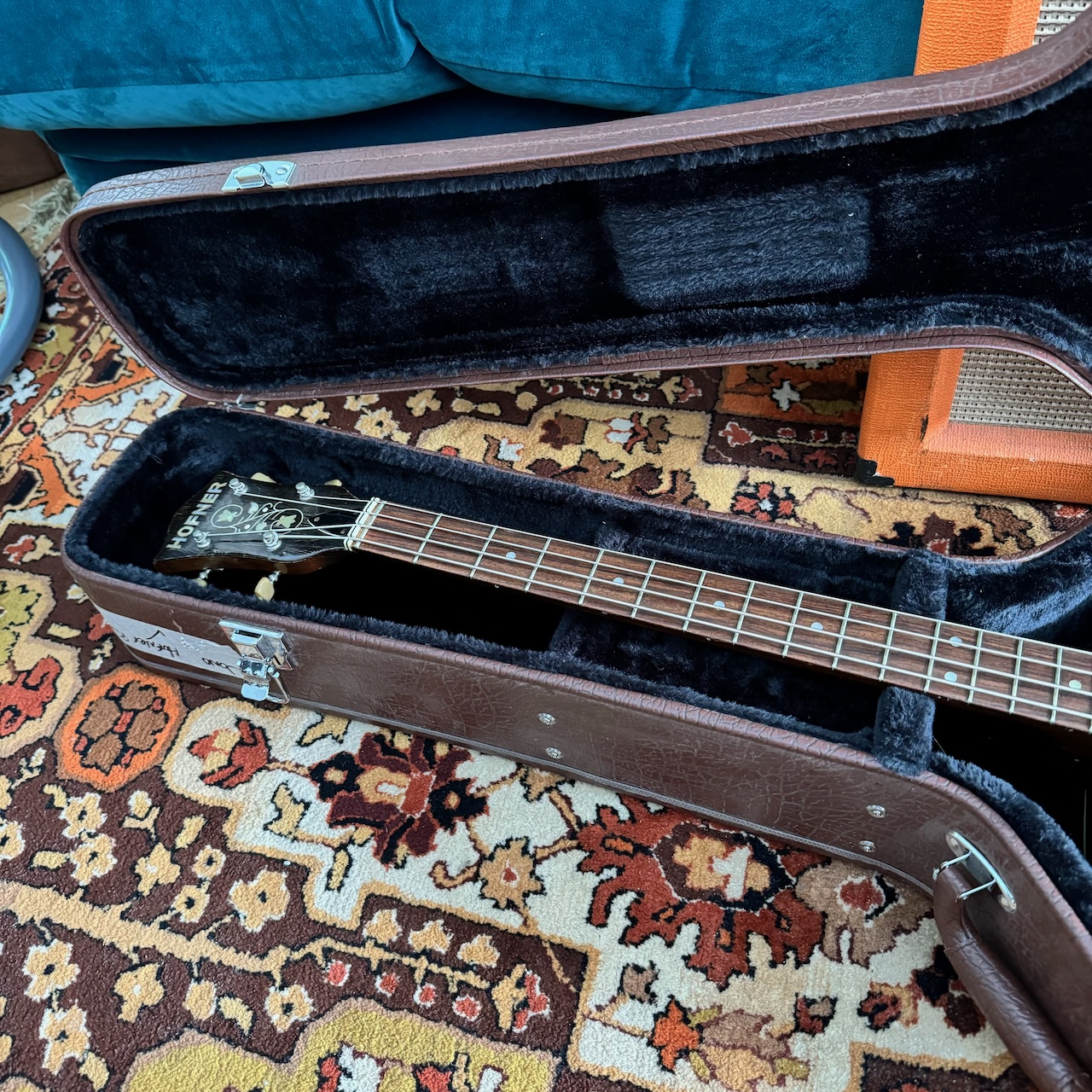 Vintage 1962 Hofner 500 5 Stuart Sutcliffe Brunette Bass Guitar Vintage 1962 Hofner 500 5 Stuart Sutcliffe Brunette Bass Guitar