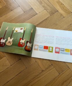 Vintage 1963 1964 Fender Guitar Original USA Catalog Brochure