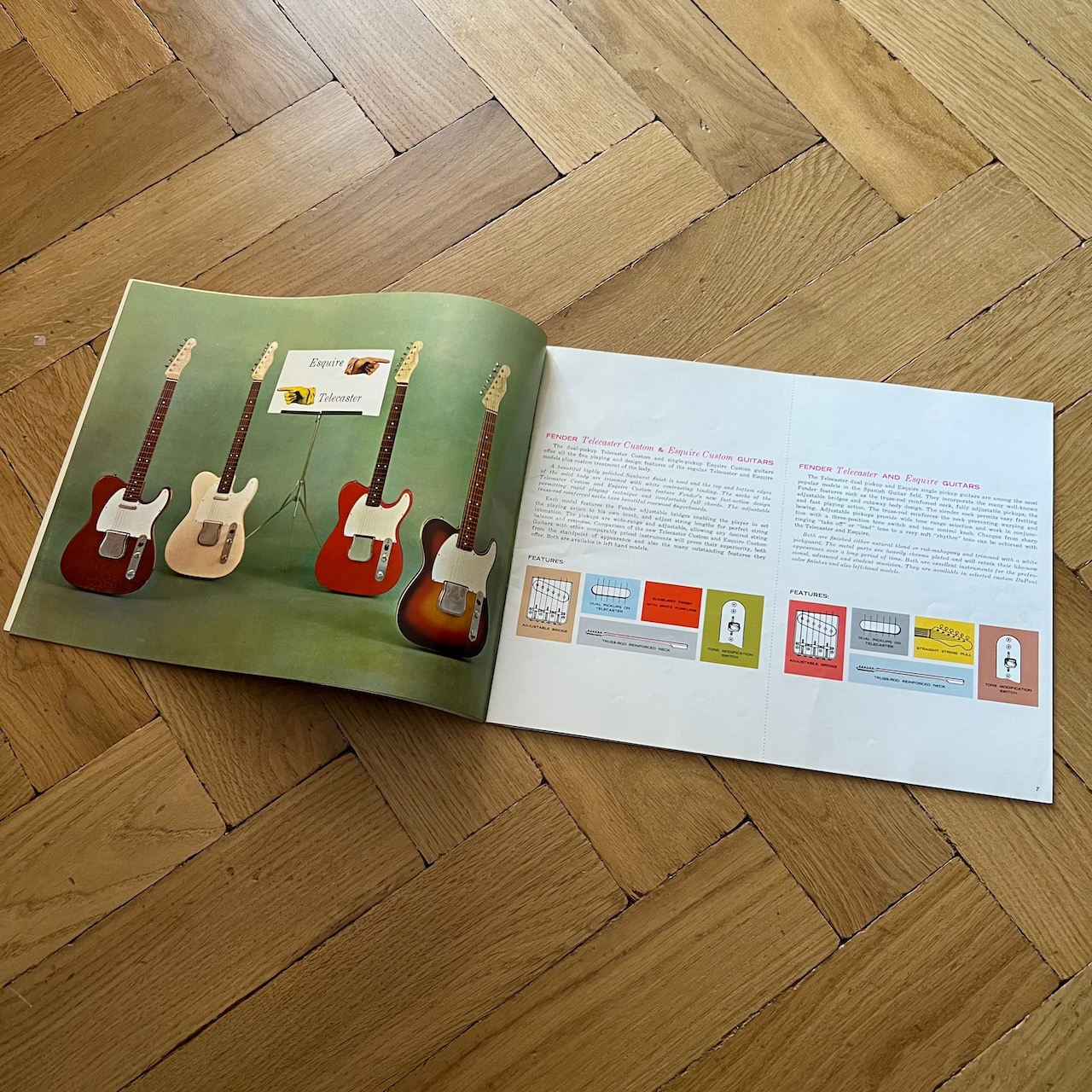 Vintage 1963 1964 Fender Guitar Original USA Catalog Brochure Vintage 1963 1964 Fender Guitar Original USA Catalog Brochure