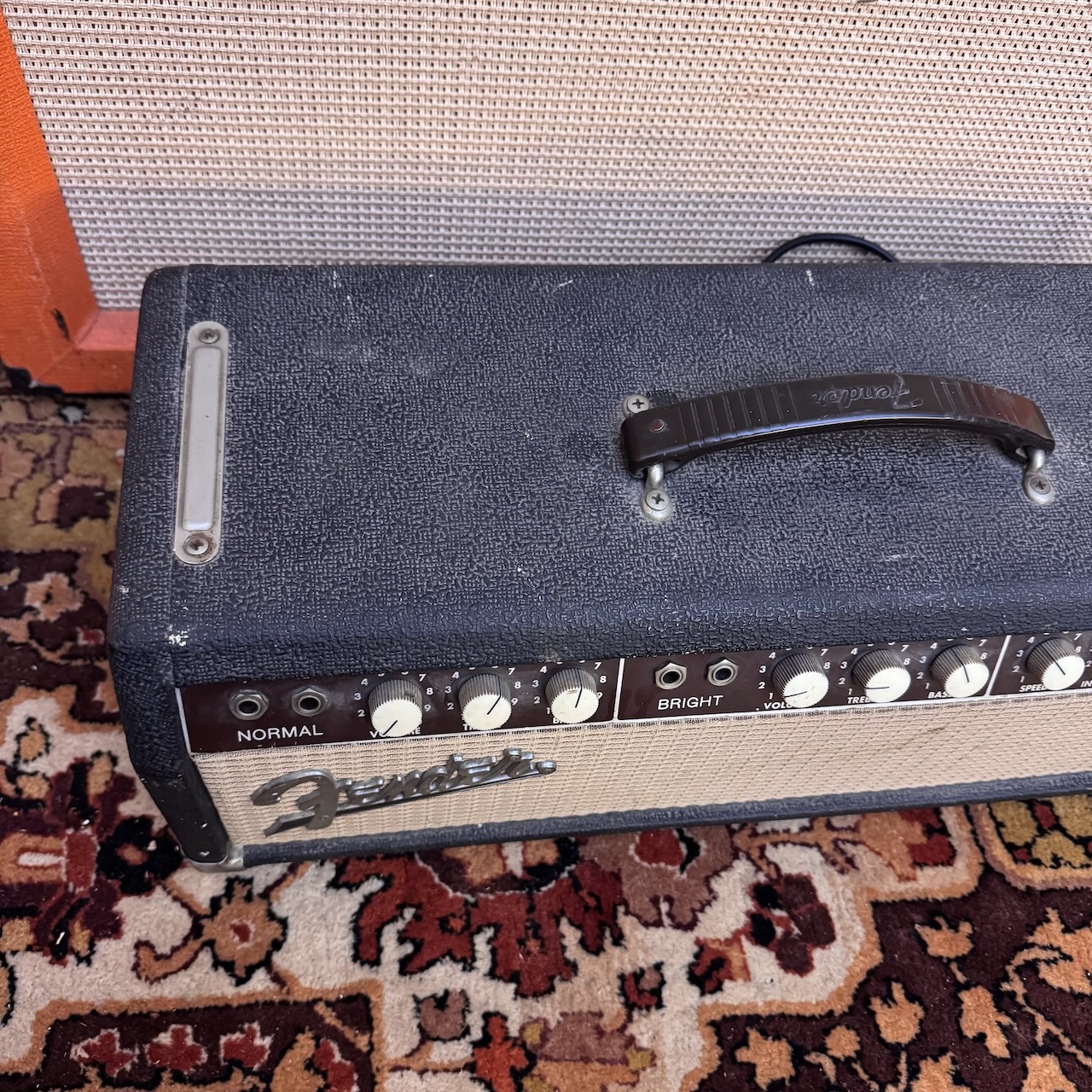 Vintage 1963 Fender Tremolux Brownface 6G9B Export USA Amplifier Head Vintage 1963 Fender Tremolux Brownface 6G9B Export USA Amplifier Head