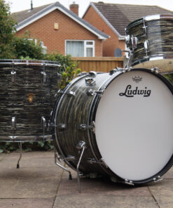 Vintage 1963 Ludwig Super Classic Black Oyster Pearl Drum Kit