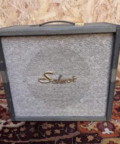 Vintage 1963 Selmer Truvoice 61 Sound Blue Grey 1x12 Guitar Cabinet