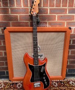 Vintage 1964 Burns London Nu Sonic Red Bass Guitar