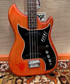 Vintage 1964 Burns London Nu Sonic Red Bass Guitar