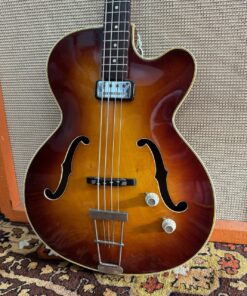 Vintage 1964 Hofner Senator Bass Sunburst Guitar 1960s