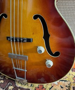 Vintage 1964 Hofner Senator Bass Sunburst Guitar 1960s