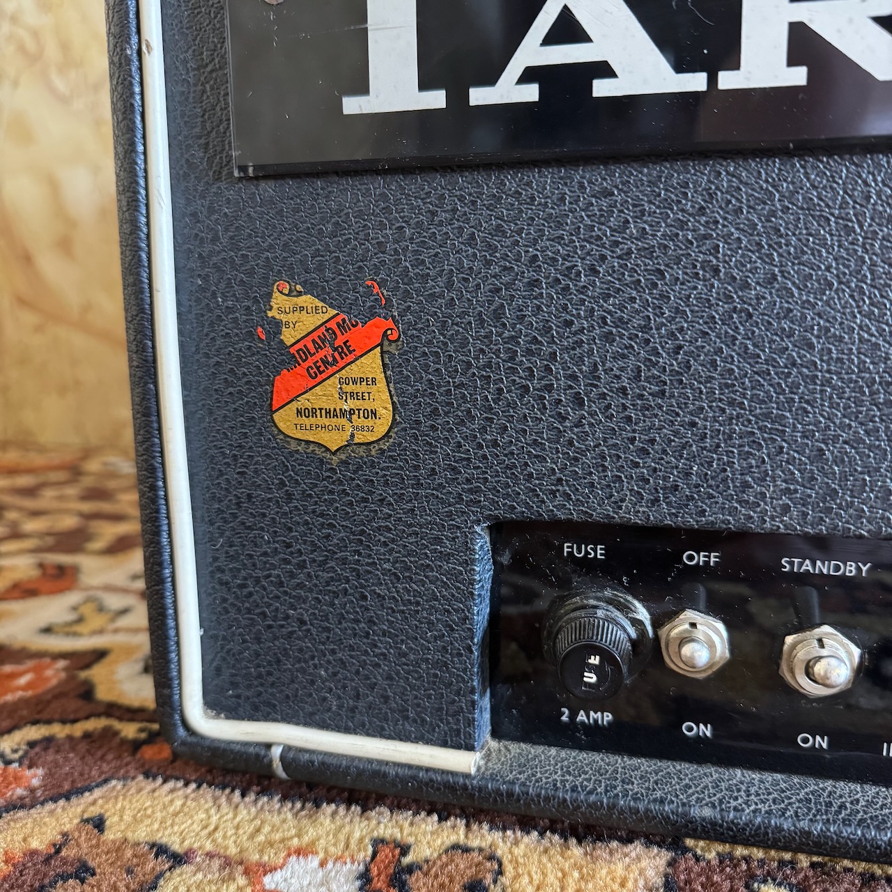 Vintage 1965 1966 Park Marshall 45 White Banana Knob Amplifier Vintage 1965 1966 Park Marshall 45 White Banana Knob Amplifier