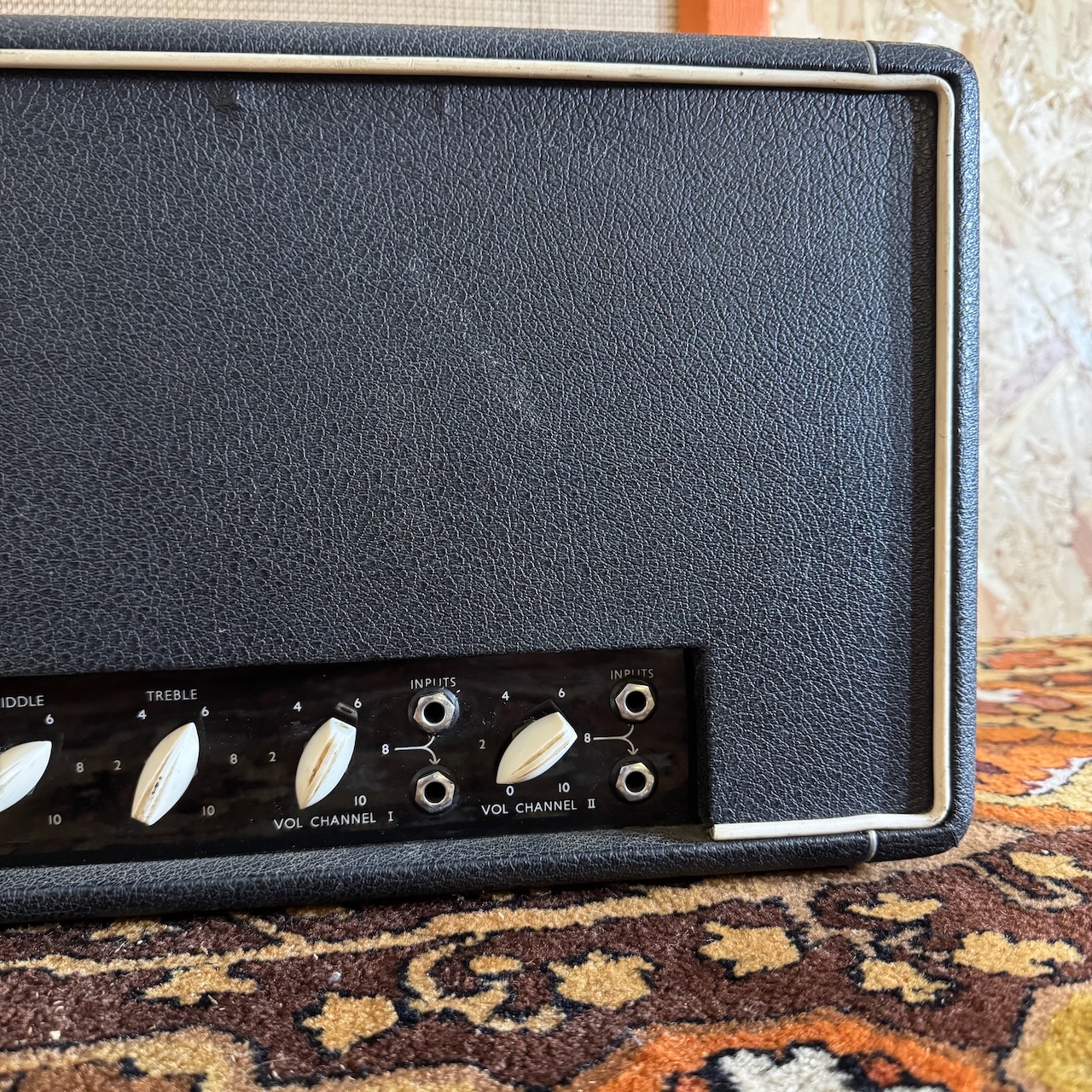 Vintage 1965 1966 Park Marshall 45 White Banana Knob Amplifier Vintage 1965 1966 Park Marshall 45 White Banana Knob Amplifier