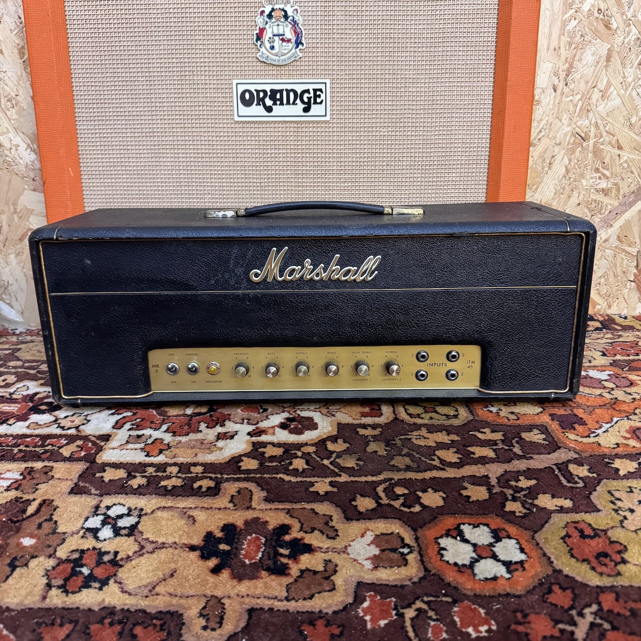 Vintage 1965 Marshall JTM45 MKII Original Plexi Amplifier Head Vintage 1965 Marshall JTM45 MKII Original Plexi Amplifier Head
