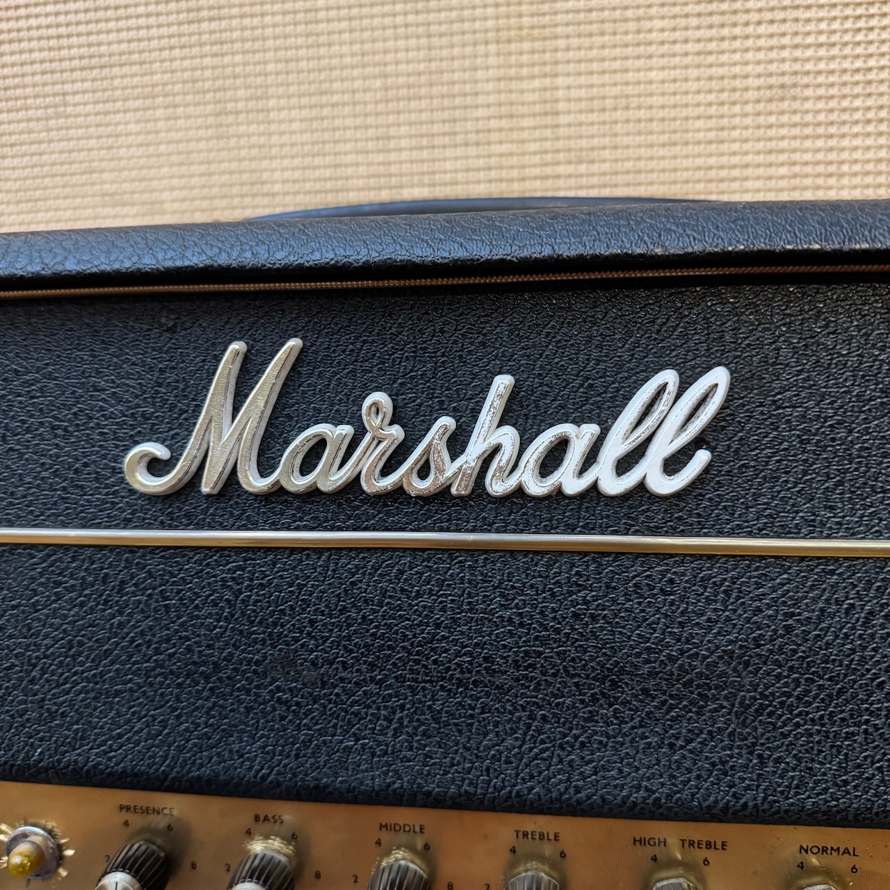 Vintage 1965 Marshall JTM45 MKII Plexi Block Logo Amplifier Head Vintage 1965 Marshall JTM45 MKII Plexi Block Logo Amplifier Head
