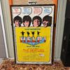 Vintage 1965 The Beatles HELP Original United Artists Film Poster