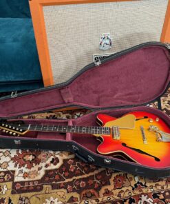 Vintage 1966 Fender USA Coronado I Gold Bigsby Sunburst Guitar