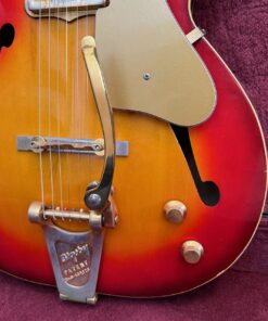 Vintage 1966 Fender USA Coronado I Gold Bigsby Sunburst Guitar