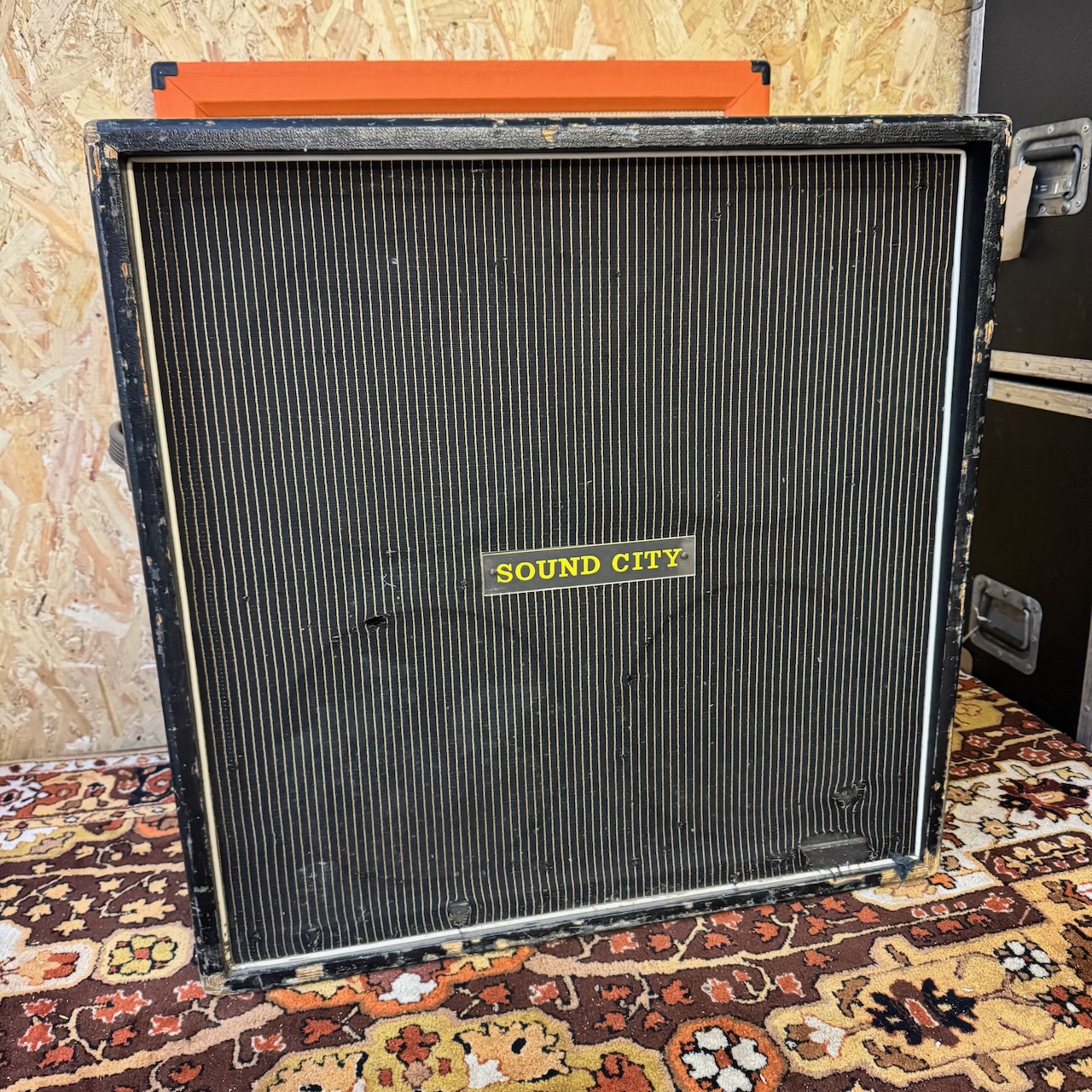 Vintage 1966 Sound City MK1 One Hundred 4x12 Guitar Cabinet 1960s Vintage 1966 Sound City MK1 One Hundred 4x12 Guitar Cabinet 1960s