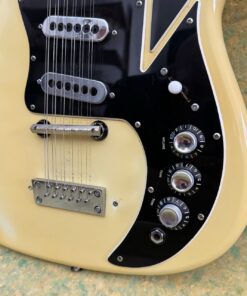 Vintage 1967 Baldwin Burns Double Six White 12 String Guitar