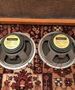 Vintage 1967 Celestion Pair T1221 G12M Greenback 20w Speakers