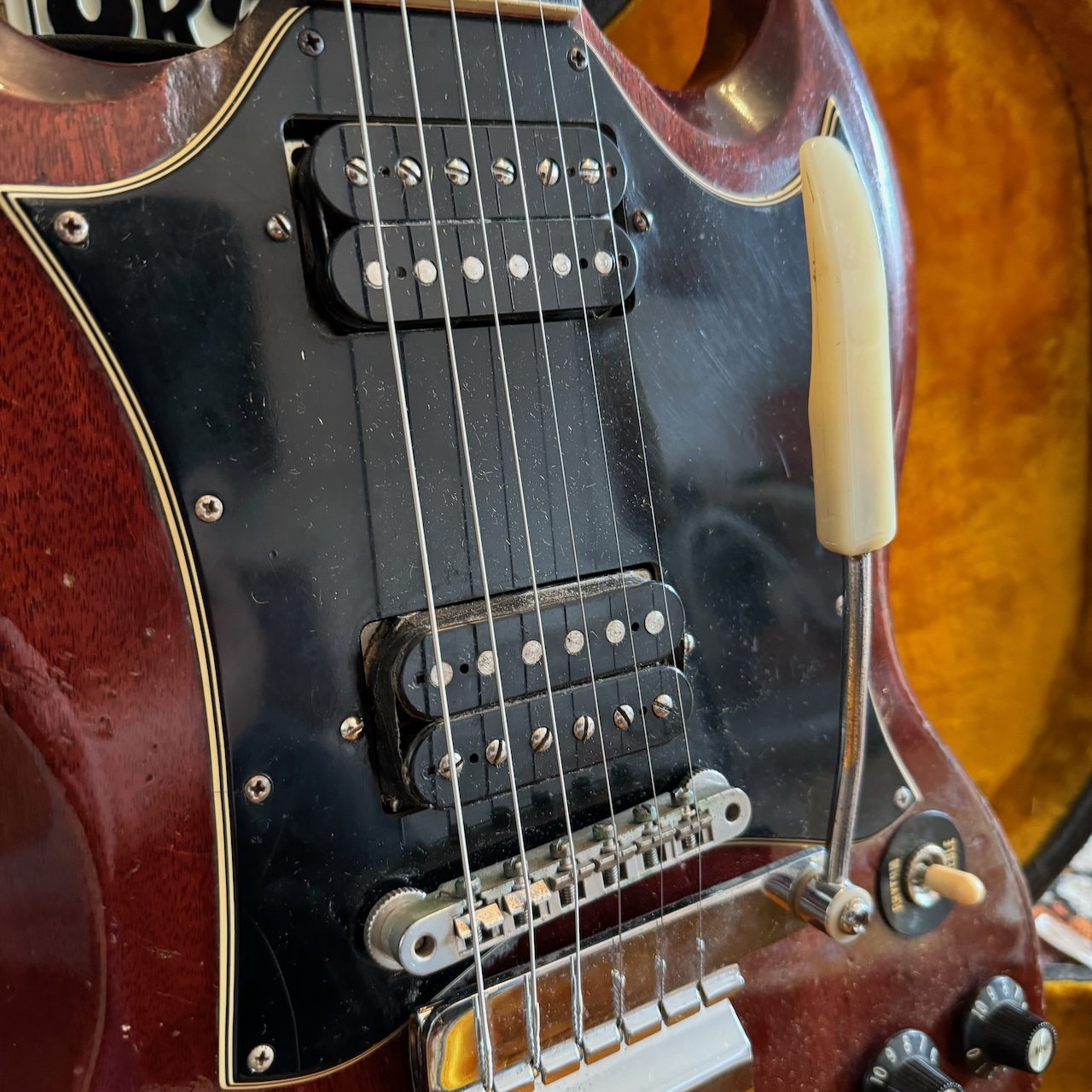 Vintage 1967 Gibson SG Standard Cherry Vibrola Players Guitar Vintage 1967 Gibson SG Standard Cherry Vibrola Players Guitar