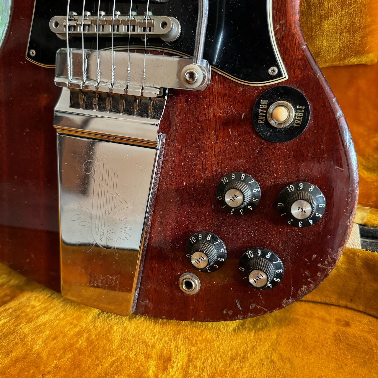 Vintage 1967 Gibson SG Standard Cherry Vibrola Players Guitar Vintage 1967 Gibson SG Standard Cherry Vibrola Players Guitar