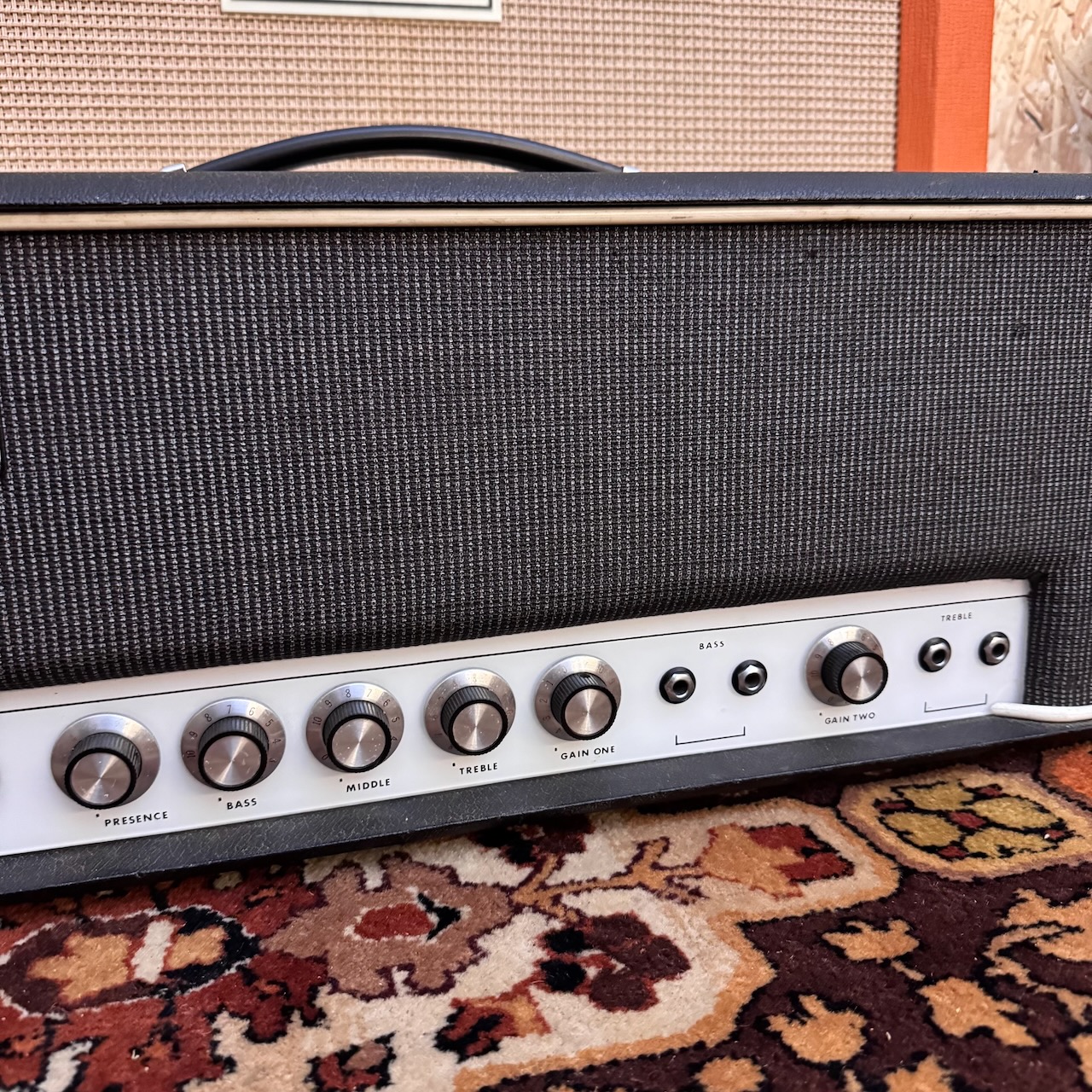 Vintage 1969 Laney Sound Pre Supergroup 60w Guitar Amplifier Head Vintage 1969 Laney Sound Pre Supergroup 60w Guitar Amplifier Head
