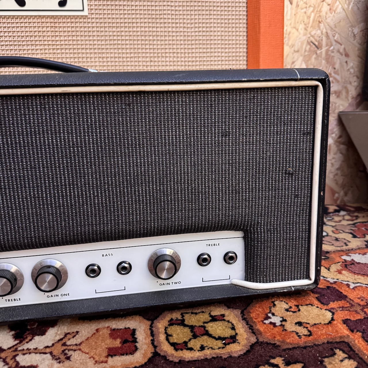 Vintage 1969 Laney Sound Pre Supergroup 60w Guitar Amplifier Head Vintage 1969 Laney Sound Pre Supergroup 60w Guitar Amplifier Head