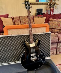 Vintage 1970 1971 1972 Gibson EB2D Players Black Bass Guitar