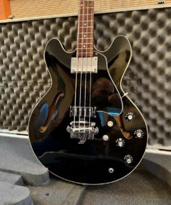 Vintage 1970 1971 1972 Gibson EB2D Players Black Bass Guitar