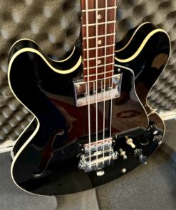 Vintage 1970 1971 1972 Gibson EB2D Players Black Bass Guitar