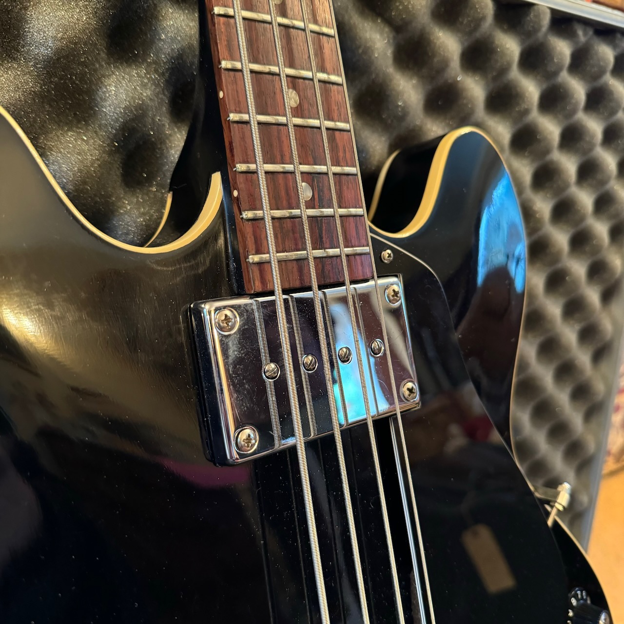 Vintage 1970 1971 1972 Gibson EB2D Players Black Bass Guitar Vintage 1970 1971 1972 Gibson EB2D Players Black Bass Guitar