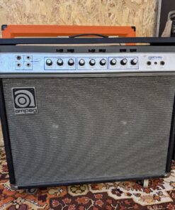 Vintage 1970 Ampeg Gemini GV22 2x12 USA Amplifier Combo Pedal