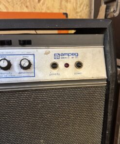 Vintage 1970 Ampeg Gemini GV22 2x12 USA Amplifier Combo Pedal