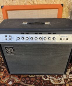 Vintage 1970 Ampeg Gemini GV22 2x12 USA Amplifier Combo Pedal