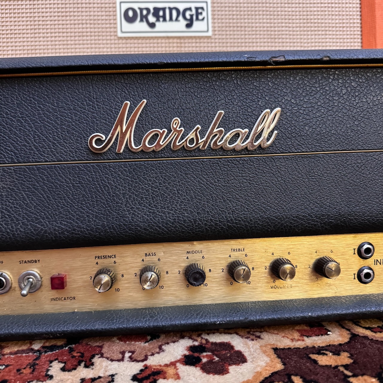 Vintage 1970 Marshall JMP 50 Model 1985 Amplifier Head Vintage 1970 Marshall JMP 50 Model 1985 Amplifier Head