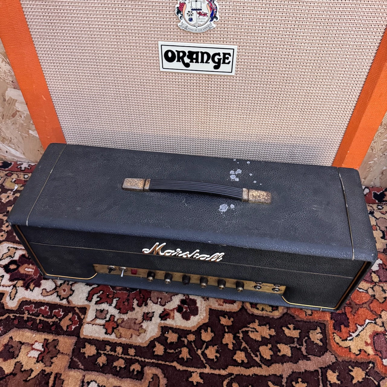 Vintage 1970 Marshall JMP 50 Model 1985 Amplifier Head Vintage 1970 Marshall JMP 50 Model 1985 Amplifier Head