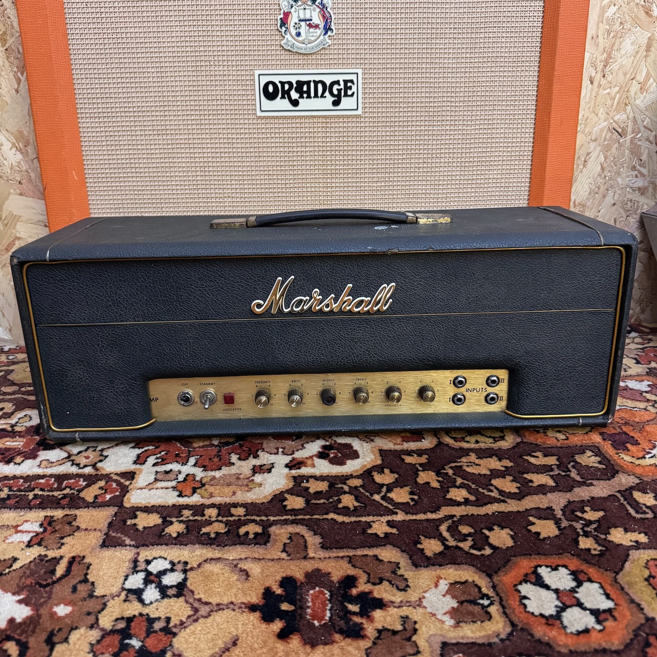 Vintage 1970 Marshall JMP 50 Model 1985 Amplifier Head Vintage 1970 Marshall JMP 50 Model 1985 Amplifier Head