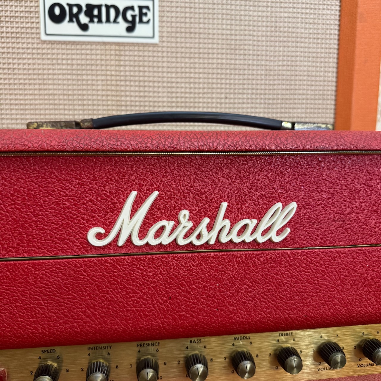 Vintage 1970 Marshall JMP Tremolo 50w Red Amplifier Head Vintage 1970 Marshall JMP Tremolo 50w Red Amplifier Head