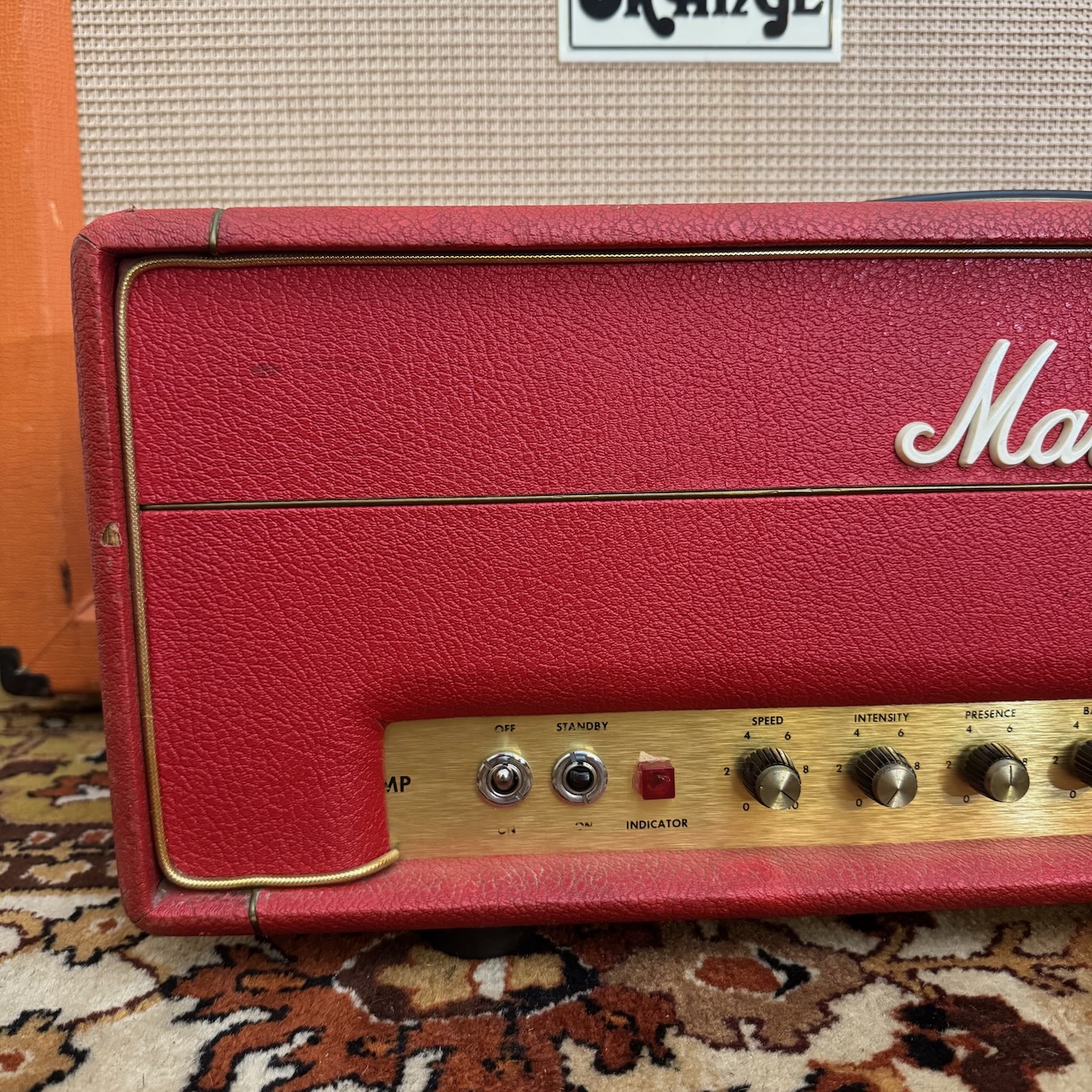Vintage 1970 Marshall JMP Tremolo 50w Red Amplifier Head Vintage 1970 Marshall JMP Tremolo 50w Red Amplifier Head