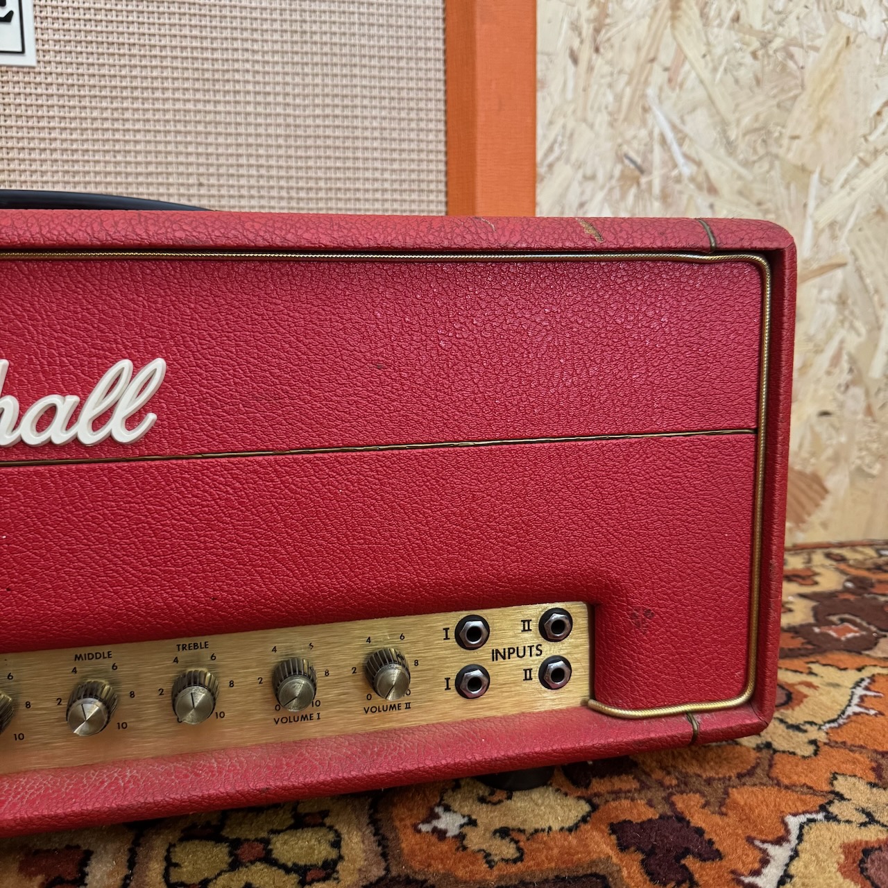 Vintage 1970 Marshall JMP Tremolo 50w Red Amplifier Head Vintage 1970 Marshall JMP Tremolo 50w Red Amplifier Head