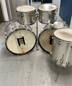 Vintage 1970s Camco Chanute USA 5 Piece Drum Kit