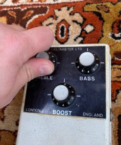 Vintage 1970s CBS Arbiter Gary Hurst Power Driver Booster Pedal