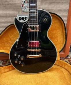 Vintage 1970s CSL Ibanez Les Paul Custom Black Japan Lefty Guitar